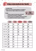 Vorschau - Arbeitsblätter - Dialogue: Voilà mon emploi du temps - Seite 3