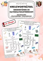 Vorschau - Arbeitsblätter - Materialpaket: Gegenstände im Mathematikunterricht DAF DAZ DFU - Seite 1