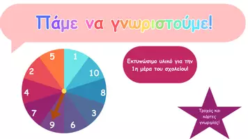 Προεπισκόπηση - Παιχνίδια - Ο τροχός της γνωριμίας! - Εξώφυλλο
