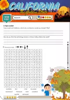 Vorschau - Arbeitsblätter - California The Golden State USA Reading - Grade 8 - Seite 3