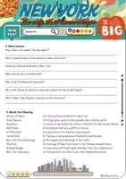 Vorschau - Arbeitsblätter - New York The Big Apple USA Reading - Grade 8 - Seite 2