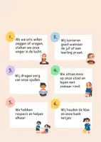 Voorbeeld - Klasafspraken - Pagina 1