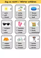 Vorschau - Spiele - Sag es nicht Sommer - DaZ/DaF, Deutsch (Spiel) - Seite 1