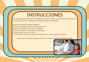 Vista previa - Unidades / Secuencias / Situaciones de Aprendizaje - 36 Tarjetas de Serenidad – Actividades rápidas para calmar a tu hijo en cualquier lugar - página 3