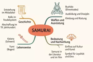 Vorschau - Arbeitsblätter - Arbeitsblätter "Samurai" + Lösung & MP3 + Mindmap + Infografik - Seite 3