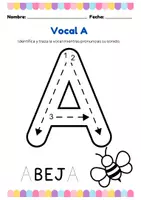 Vista previa - Hojas de trabajo - Vocales divertidas - Portada