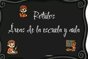 Vista previa - Refuerzo / NEE / Materiales de apoyo - Etiquetas para el aula en braille y texto- Organización escolar inclusiva (accesibilidad). - Portada