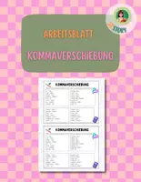 Vorschau - Arbeitsblätter - Mutliplikation/Division mit dekadischen und dezimalen Einheiten - Deckblatt