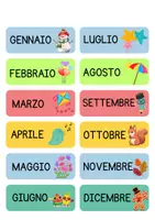 anteprima - Flashcard - Calendario perpetuo - Pagina 1