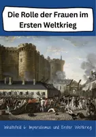 Vorschau - Arbeitsblätter - Die Rolle der Frauen im Ersten Weltkrieg - Deckblatt