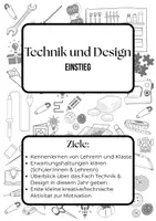 Vorschau - Stundenentwürfe - Technik und Design Einstieg mit Kurzaufgabe - Deckblatt