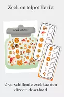 Voorbeeld - Zoek en telpot Herfst - Voorblad