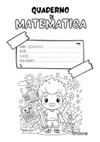 anteprima - Etichette / Segnalibri - COPERTINE QUADERNI bambini stile Chibi - Pagina di copertina