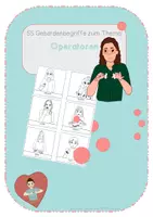 Vorschau - Fördermaterial/Inklusion - 55 Operatoren in Gebärdensprache - Cliparts / Bilder - wachsender Paket - Seite 3