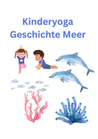Vorschau - Arbeitsblätter - Kinderyoga Geschichte Meer - Deckblatt