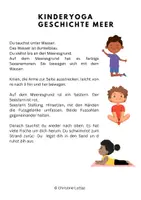 Vorschau - Arbeitsblätter - Kinderyoga Geschichte Meer - Seite 2
