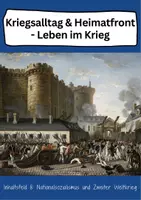 Vorschau - Arbeitsblätter - Kriegsalltag und Heimatfront – Rationierung, Luftangriffe & Zwangsarbeit - Deckblatt