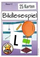 Vorschau - Spiele - Bildlesespiel Buchstabe L Klasse 1 -Ich habe -Wer hat?- - Deckblatt