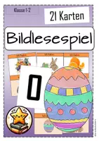 Vorschau - Spiele - Bildlesespiel Buchstabe O Klasse 1 -Ich habe -Wer hat?- - Deckblatt