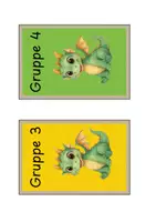 Vorschau - Bildkarten - Gruppenschilder, Tischgruppen Drache / Drachenklasse - Seite 2