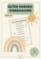 Vorschau - Arbeitsblätter - Guten Morgen-Starkmacher: Begrüßungsspruch für die Grundschule - Deckblatt