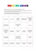 Vorschau - Spiele - Meet Me Bingo - teen EFL learners - Deckblatt