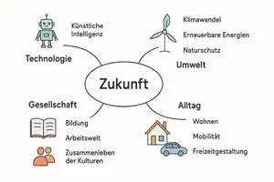 Vorschau - Arbeitsblätter - Lernposter + Arbeitsblätter zum Thema "Zukunft" + Lösung & MP3 + Mindmap + Infografik - Seite 3