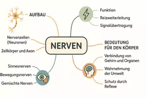 Vorschau - Arbeitsblätter - Lernposter + Arbeitsblätter zum Thema "Nerven" + Lösung & MP3 + Mindmap + Infografik - Seite 3