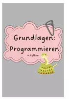 Vorschau - Arbeitsblätter - Merkheft Grundlagen der Programmierung in Python - Seite 1