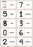 Vorschau - Spiele - Цифры/Zahlen 0-10 Domino - Deckblatt