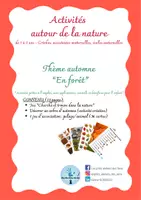 Aperçu - Apprentissages en autonomie - Automne / Nature – Cherche et trouve, arbre créatif... - Page de couverture