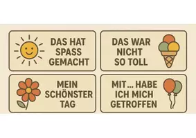 Vorschau - Bildkarten - Reflexionskarten Ferien, Erzählkreis, Morgenkreis - Seite 1
