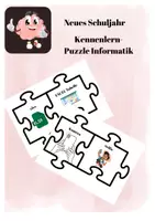 Vorschau - Anderer Materialtyp - Kennenlernspiel: Informatik - Deckblatt