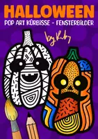 Vorschau - Arbeitsblätter - Pop Art Halloween Kürbisse zum Weiter- & Ausmalen - Fensterbilder für den Herbst - Deckblatt