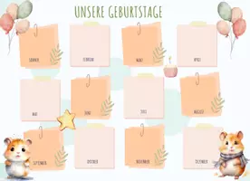 Vorschau - Poster - Geburtstagskalende für die Hamsterklasse - Seite 2