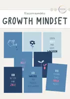 Vorschau - Anderer Materialtyp - Growth Mindset Plakate - blaue Version - Deckblatt