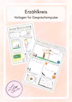 Vorschau - Mal- und Bastelvorlagen - Gesprächsimpulse im Erzählkreis - Seite 1