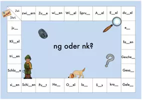 Vorschau - Spiele - Würfelspiel ng oder nk Rechtschreibung - Seite 2