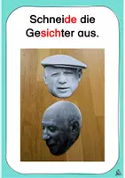 Vorschau - Mal- und Bastelvorlagen - Selbstporträt nach Pablo Picasso: Schritt-für-Schritt - Seite 2