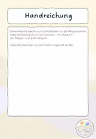 Vorschau - Mal- und Bastelvorlagen - 10 Deckblätter für den Religionsordner - Seite 1