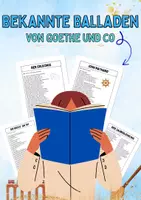 Vorschau - Text - Bekannte Balladen - Deckblatt