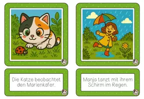Vorschau - Spiele - Zuordnungsspiel Lesespiel Frühling - Seite 2