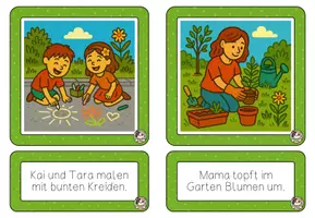 Vorschau - Spiele - Zuordnungsspiel Lesespiel Frühling - Seite 3