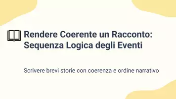 anteprima - Presentazioni / Lavagne - Rivedere il testo per coerenza - Pagina 1