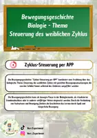 Vorschau - Text - Bewegungsgeschichte Biologie - Steuerung des weiblichen Zyklus - Deckblatt