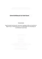 Vorschau - Stundenentwürfe - Unterrichtsbesuch Kunst: Erprobung von Farbeigenschaften - Seite 1