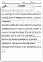 Vorschau - Arbeitsblätter - Klempner Arbeitsblätter mit Fragen + Lösungen Leseverstehen und Wortschatz - Seite 1