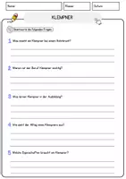 Vorschau - Arbeitsblätter - Klempner Arbeitsblätter mit Fragen + Lösungen Leseverstehen und Wortschatz - Seite 3