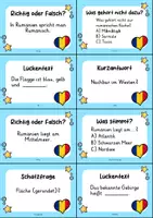 Vorschau - Quiz - Rumänien Quizkarten - 24 Quizkärtchen | Quiz | Länder | Erdkunde - Seite 3