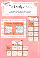 Vorschau - Spiele - Teilaufgaben - Zehnereinmaleins - Spiele - Deckblatt